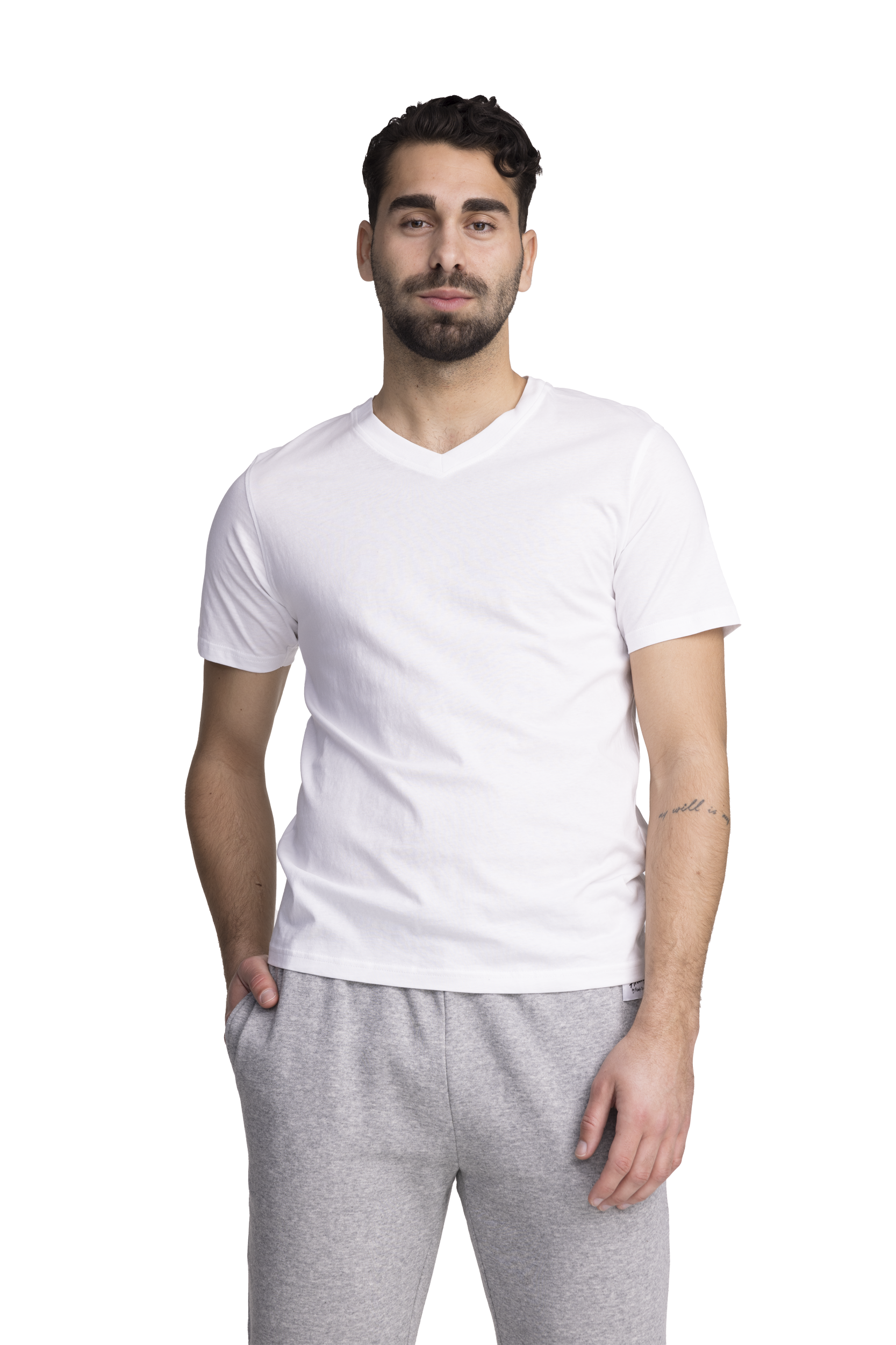 
TAKEOFF, 
So Basic V-Neck T, 
Detail 1
