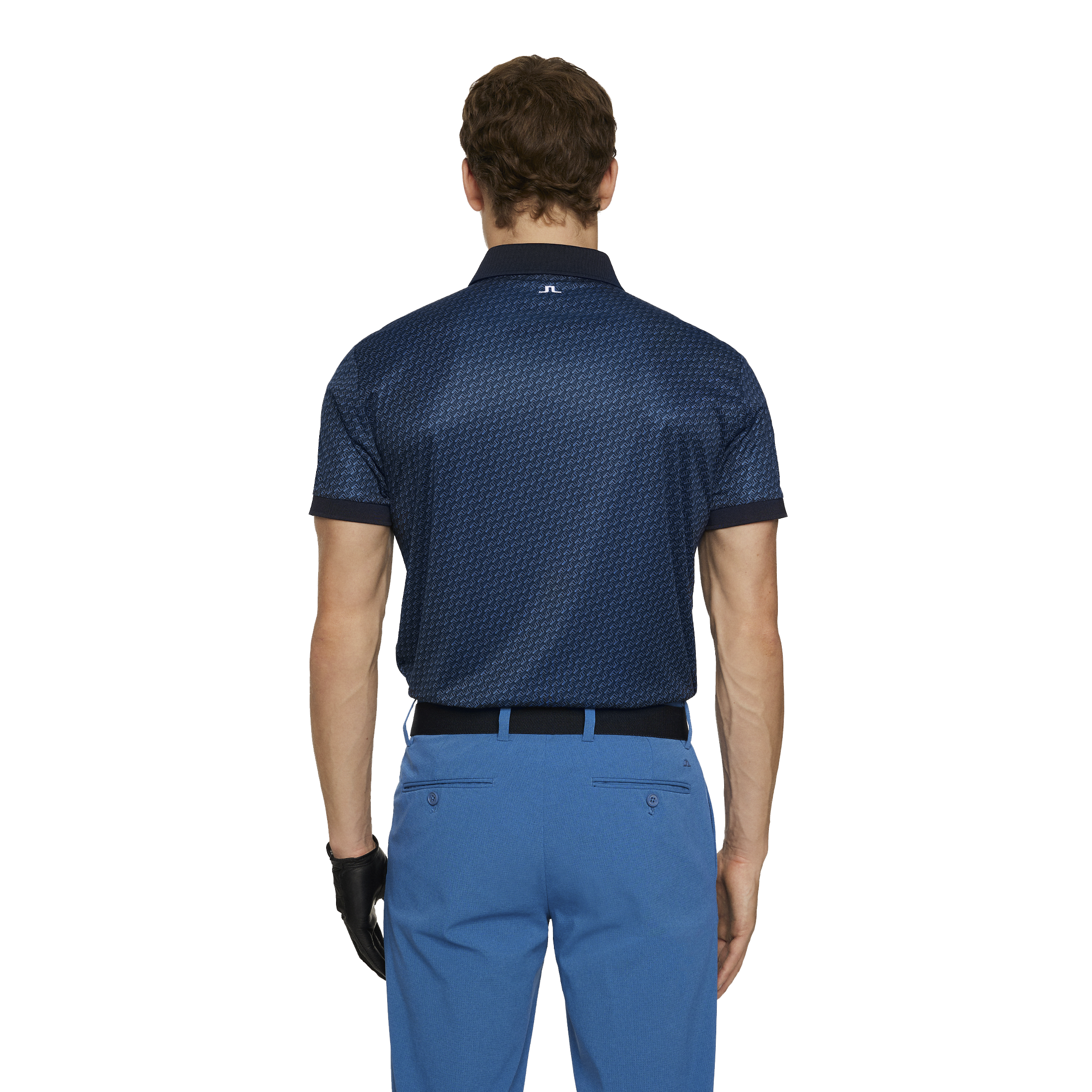 J LINDEBERG, M Tour Tech Print Polo