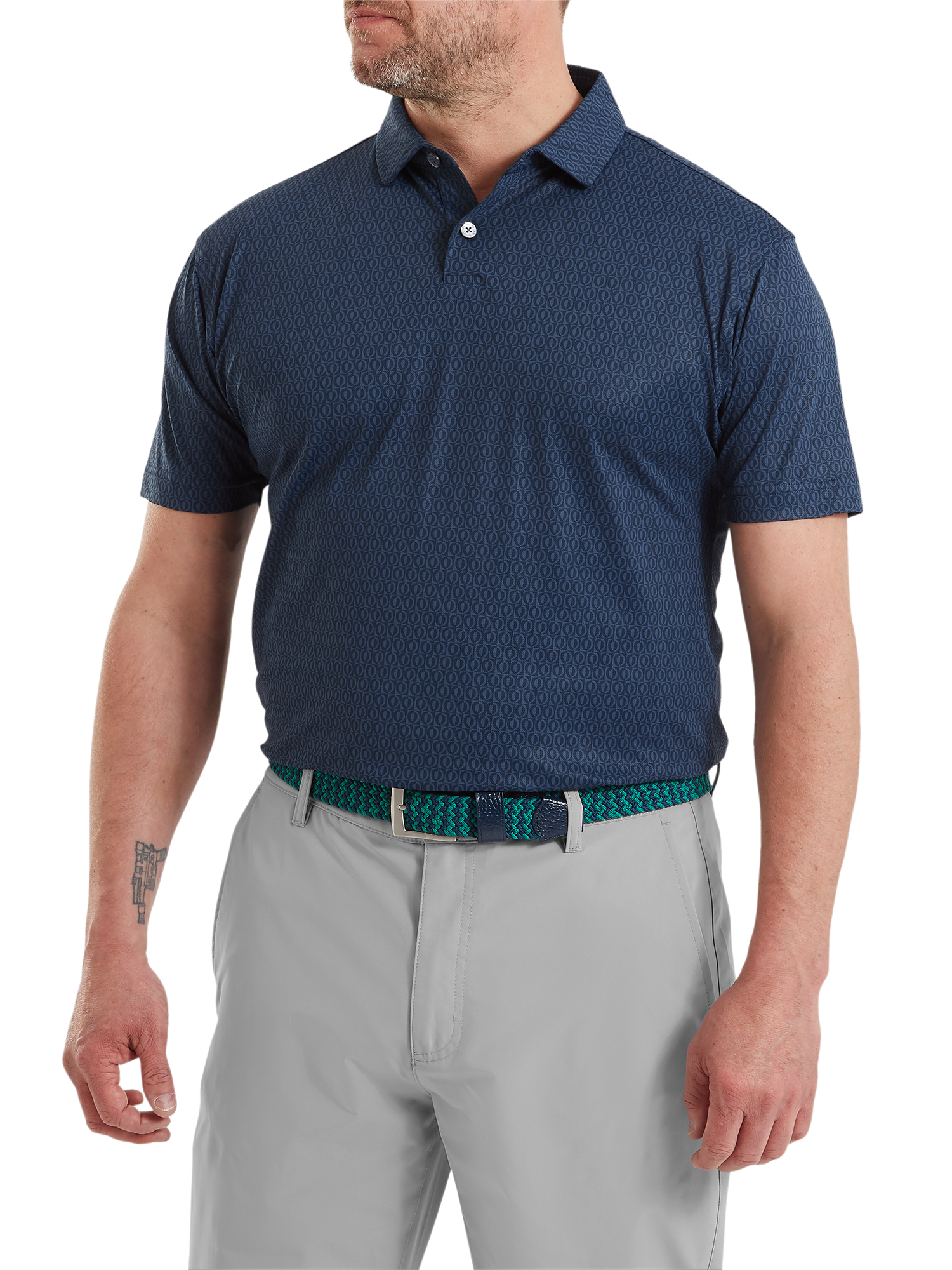 
FOOTJOY, 
MODERNIST GEO PIQUE, 
Detail 1
