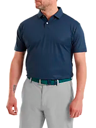 MODERNIST GEO PIQUE - NAVY TONAL Model01 Small1x1