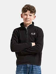 J RUBI FLEECE JACKET - BLACK Model01 Small1x1