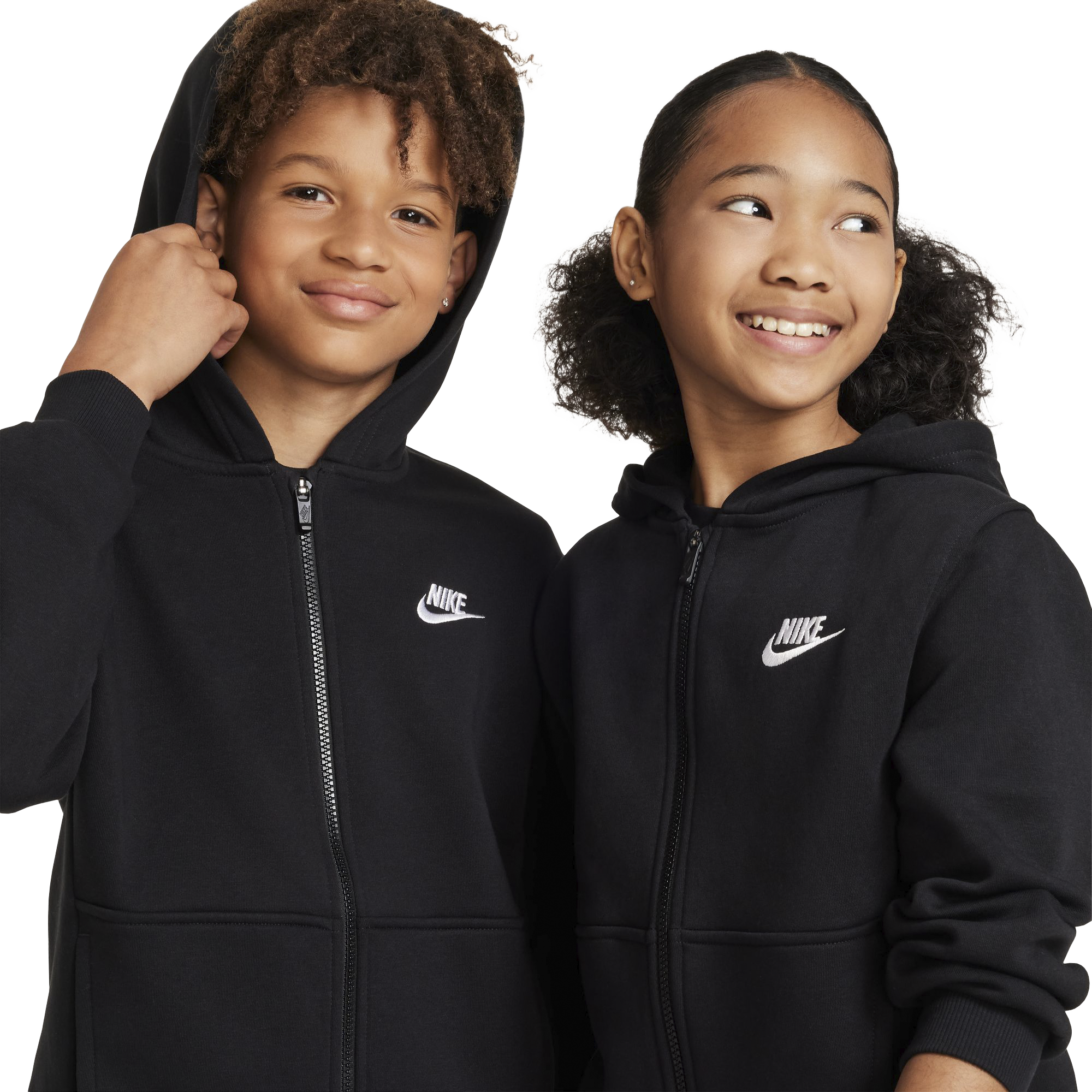 NIKE, K NSW CLUB FLC HD FZ LS LBR