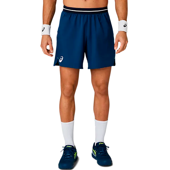 394757101102 ASICS Men Match 7In Short 394757101102 ASICS Men Match 7In Short Model01 Detail