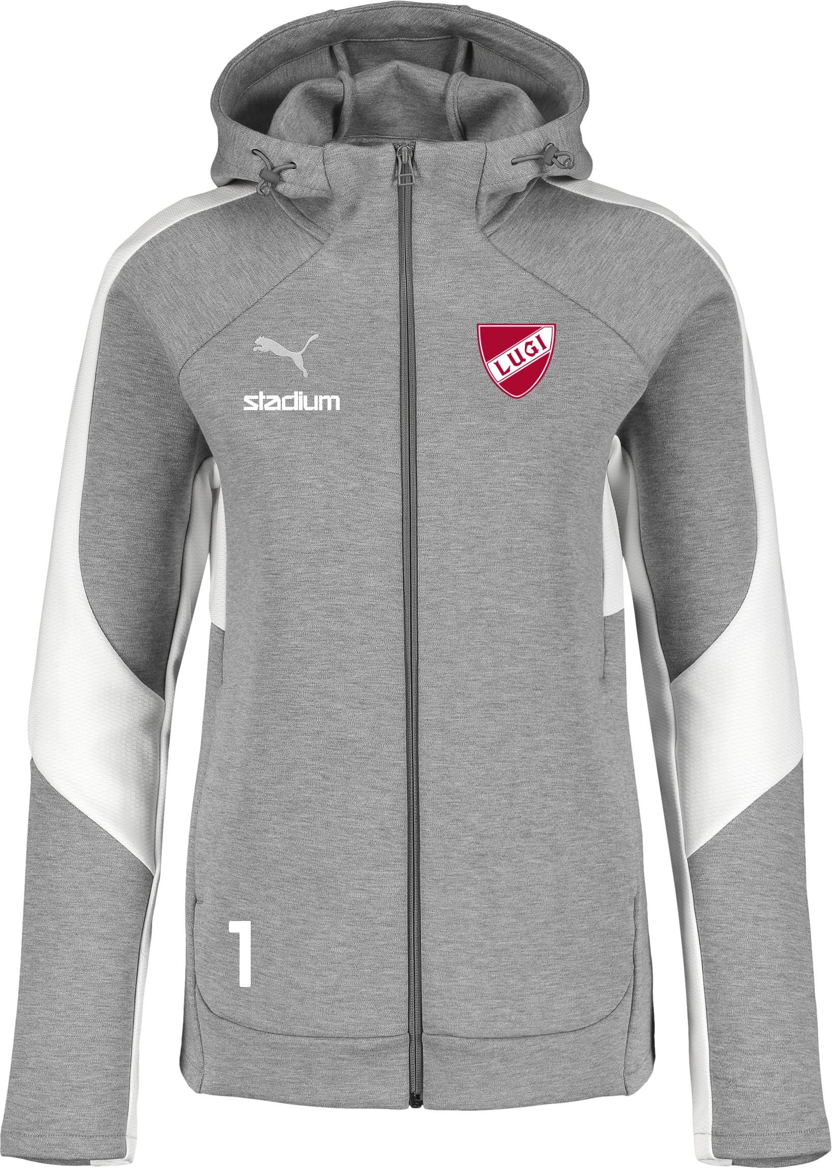 
PUMA, 
T EVOSTRIPE HOOD JKT W, 
Detail 1
