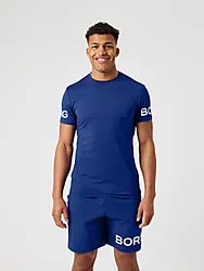 M Borg T-Shirt - BLUE DEPTHS Model01 Small1x1