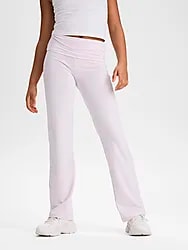 J Soft Fold Flare Pant - PASTEL PINK Model01 Small1x1