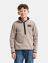 J RUBI FLEECE JACKET - BEACH BEIGE Model01 Small1x1