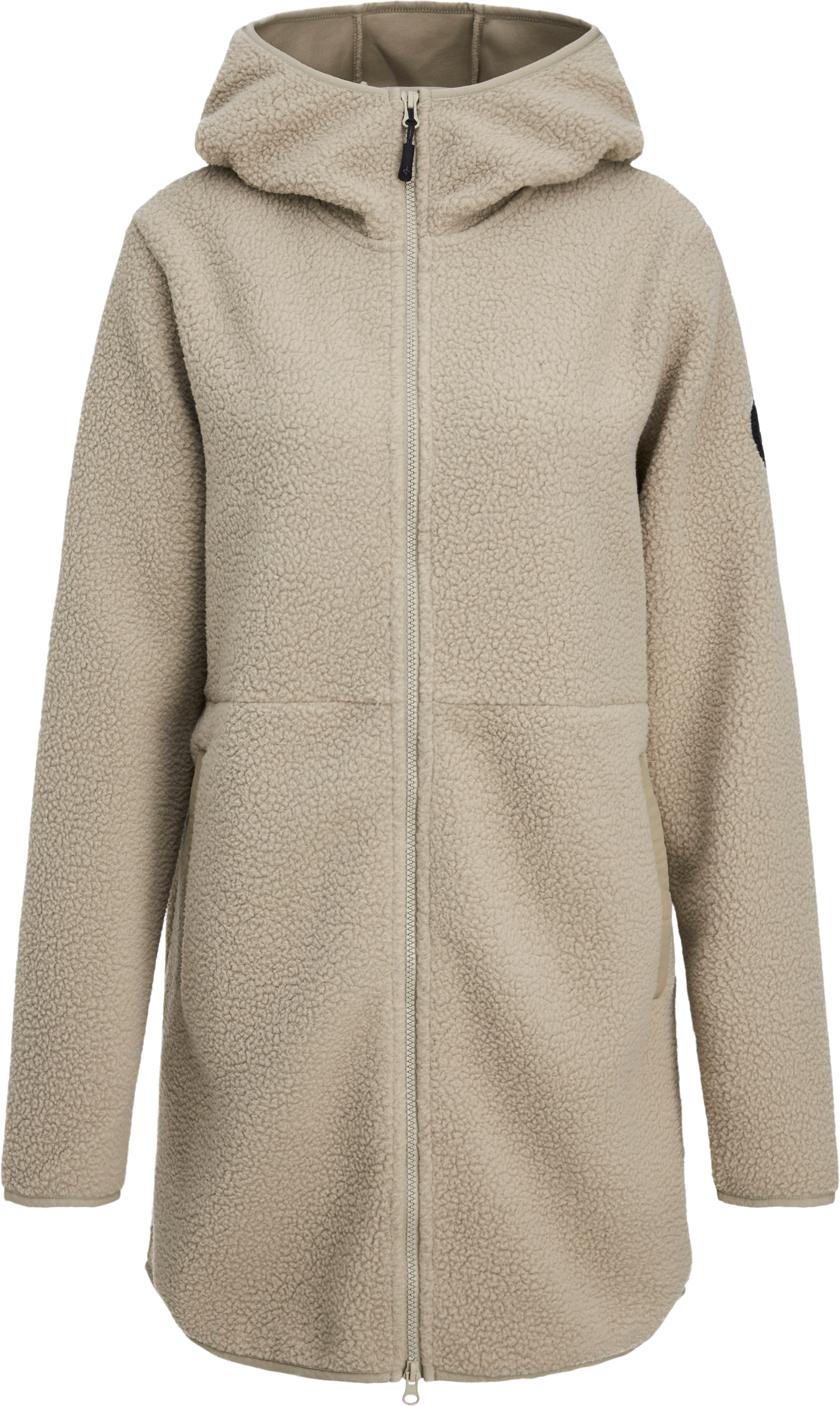 
CROSS SPORTSWEAR, 
Long Pile Hood, l&aring;ng fleecetr&ouml;ja, dam, 
Detail 1
