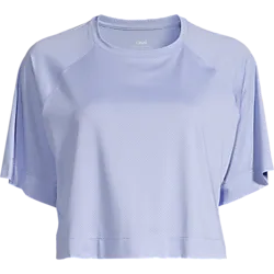 401412101102 CASALL Laser Mesh Crop Tee 401412101102 CASALL Laser Mesh Crop Tee Standard Small1x1