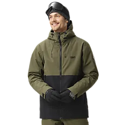 M Block Jacket - Dk Olive Model01 Small1x1