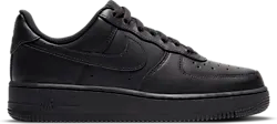 NIKE AIR FORCE 1 '07 WOMEN'S SHOES - BLACK/BLACK Standard Small1x1