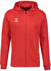 Core Xk Poly Zip Hood Jr - True Red Standard Small1x1