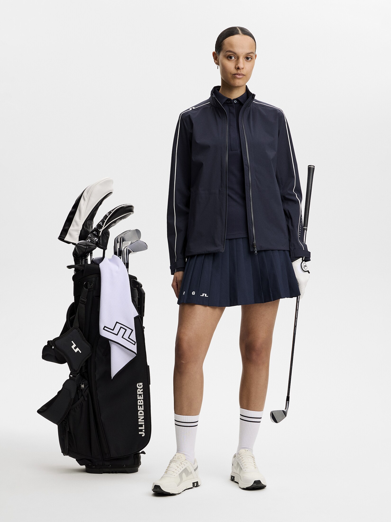 J LINDEBERG, DENA SLEEVELESS POLO