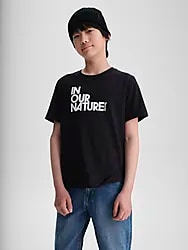J Graphic Outdoor Tee - Black Model01 Small1x1