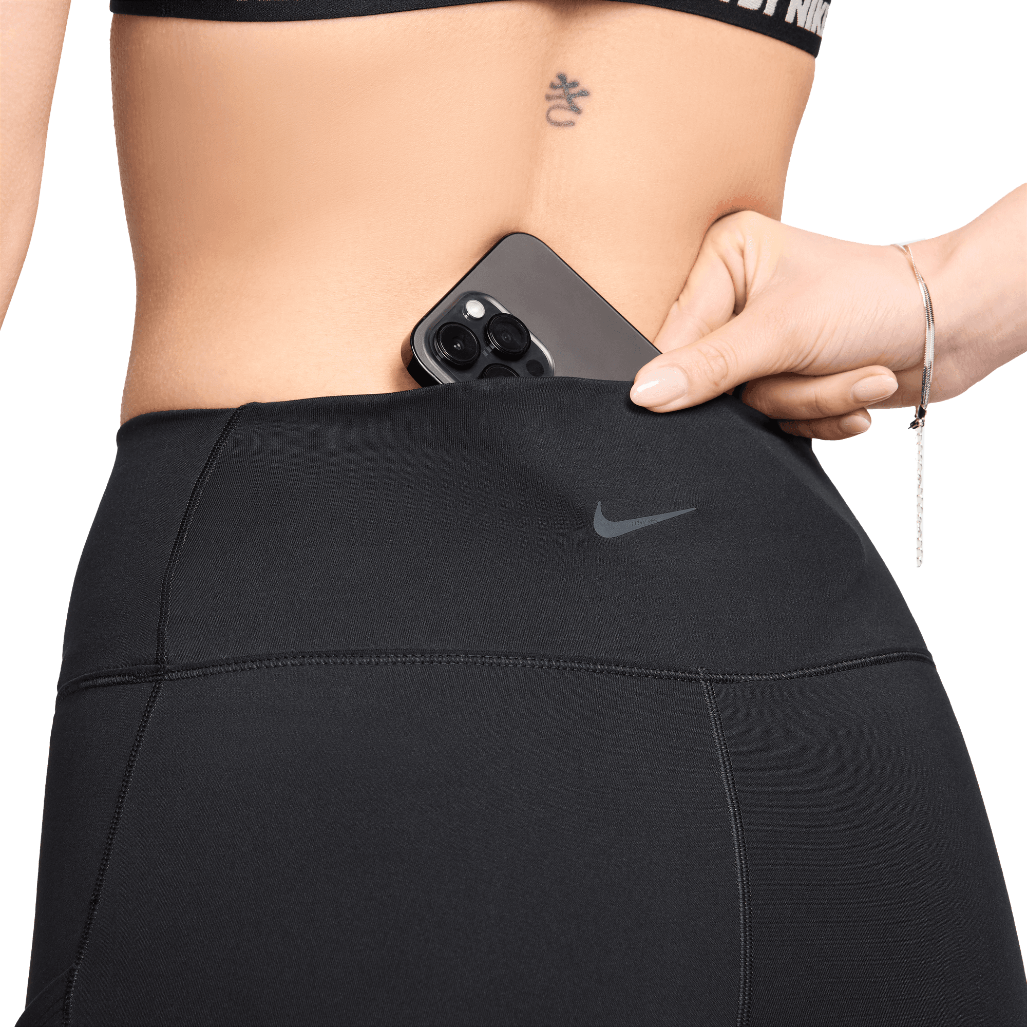 NIKE, Nike One Women'S High-Waisted 8" Bi