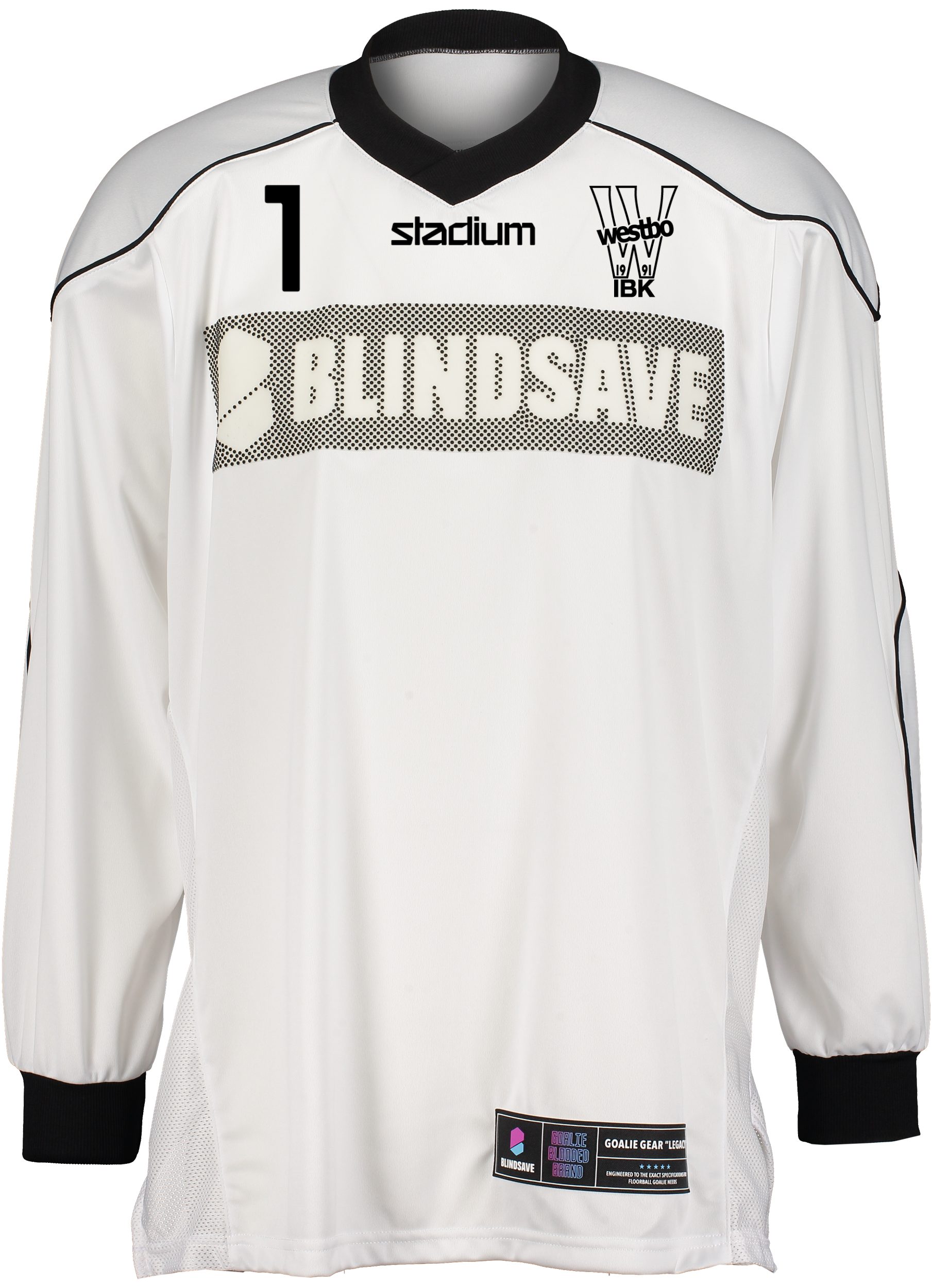 
BLINDSAVE, 
Legacy Goalie Jersey, 
Detail 1
