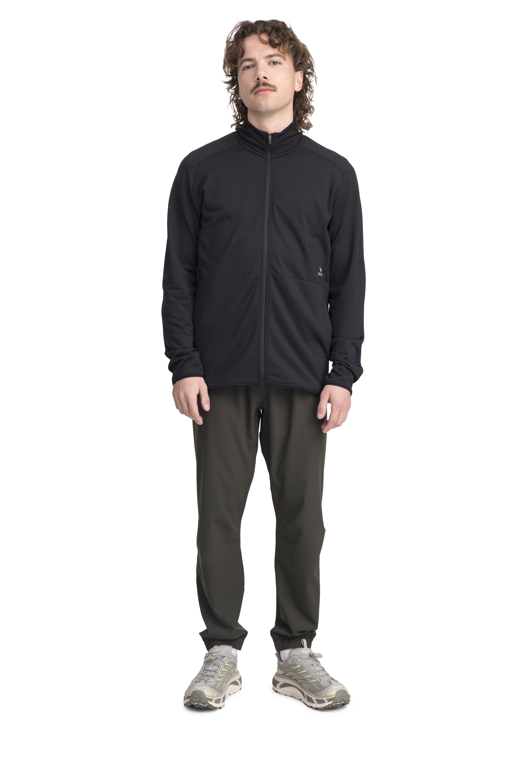 SOC, M Run Warm Up Full Zip