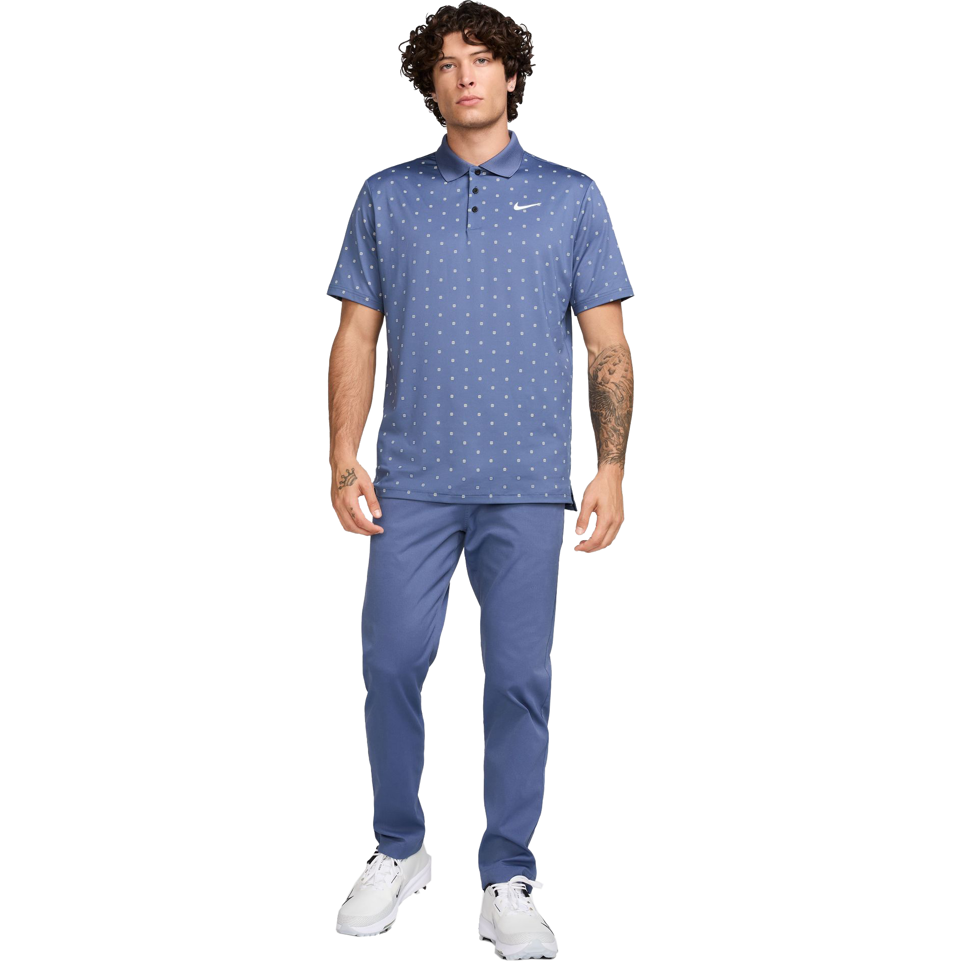 NIKE, M Df Tour Print Polo