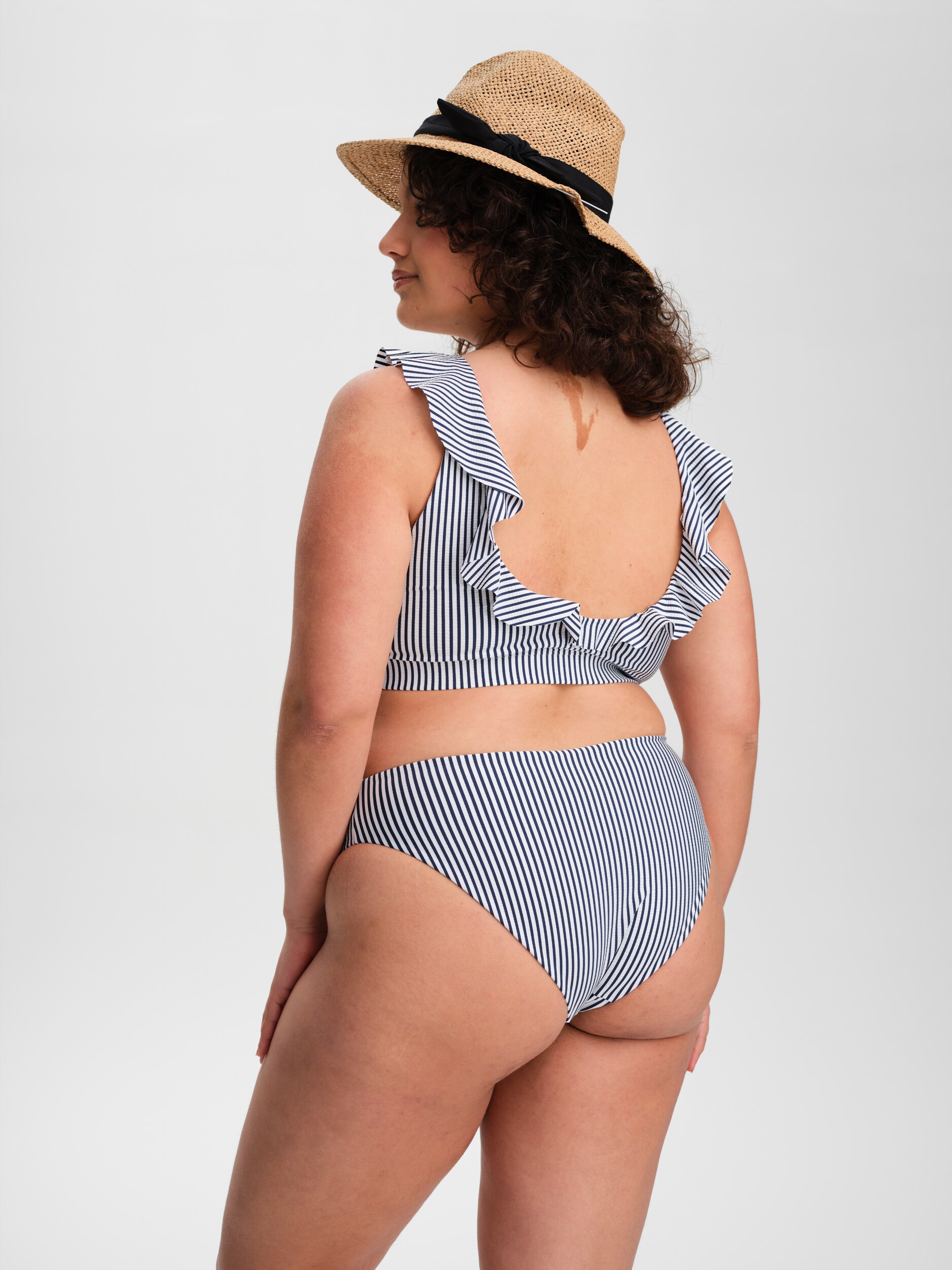 RACE MARINE, W Anthea Flounced Top