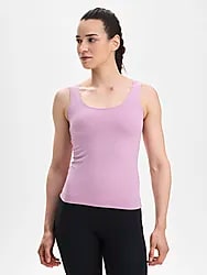 W SOFT FITNESS SINGLET - FADED LILAC Model01 Small1x1