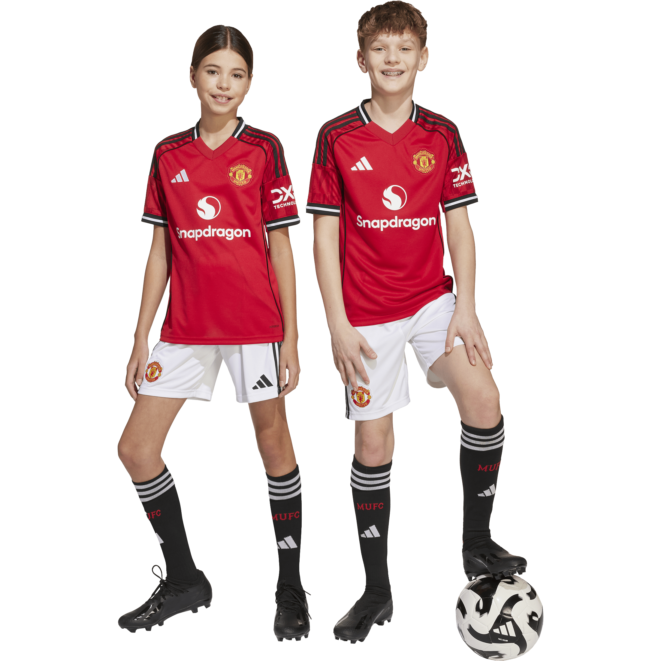 ADIDAS, Manchester United Home Shorts Y