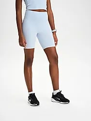 W RUN MOTION MID TIGHTS - ICE BLUE Model01 Small1x1