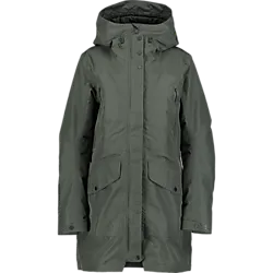 W Padded Function Parka - Dk Green Standard Small1x1