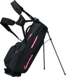 Flextech Stand Bag - BLACK/NEON PINK Standard Small1x1