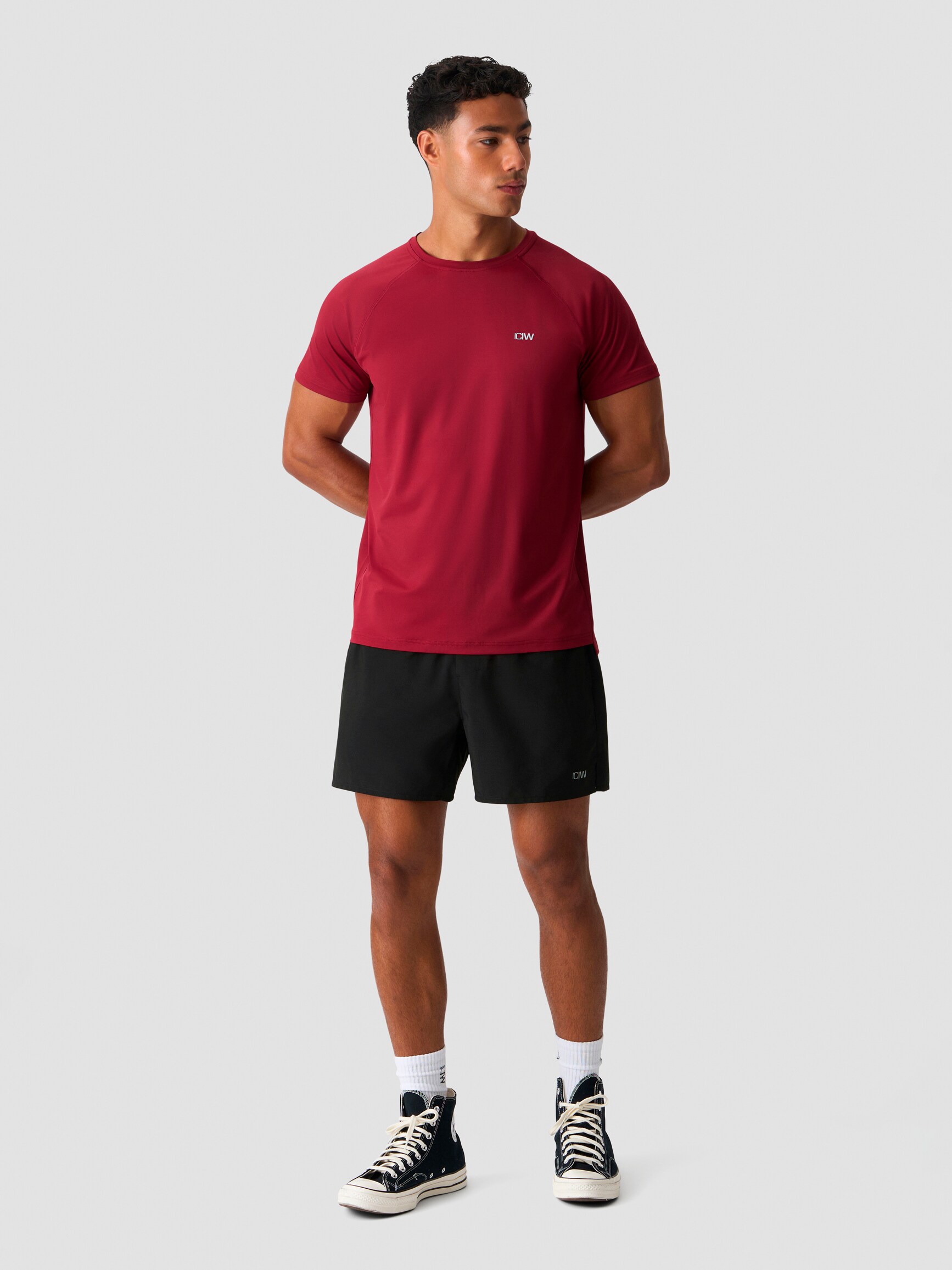 ICANIWILL, M WORKOUT MELANGE T-SHIRT