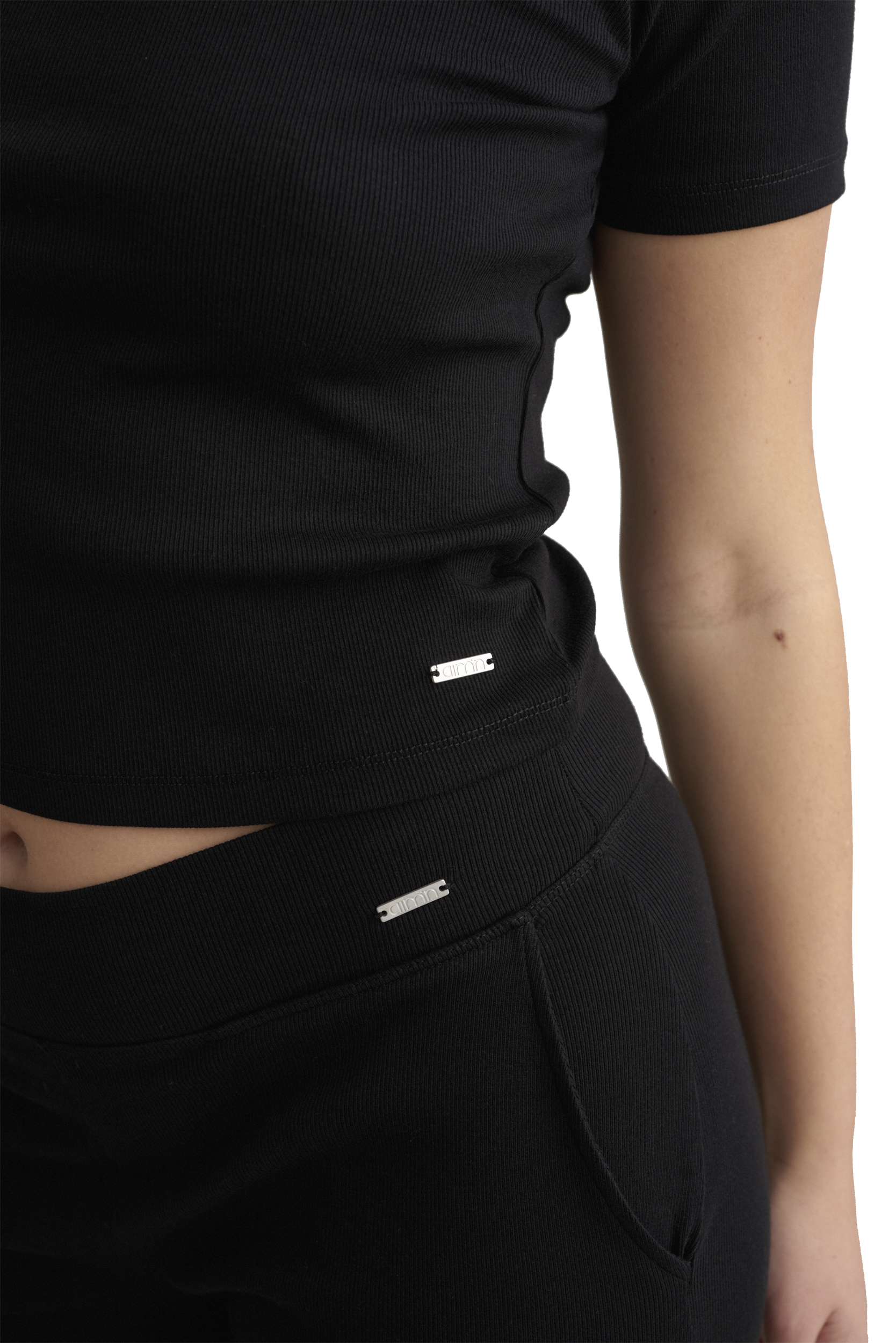 AIM&acute;N, Ease Ribbed Short Sleeve