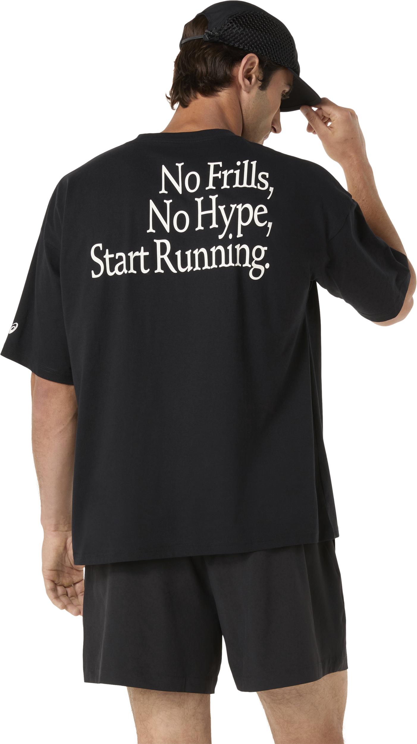 ASICS, M RUNNER MESSAGE GR TEE