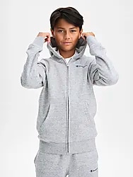 J HOODED FULL ZIP SWEATSHIRT - NEW OXFORD GREY Model01 Small1x1