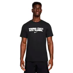 M Nk Df Tee Winning - Black Model01 Small1x1