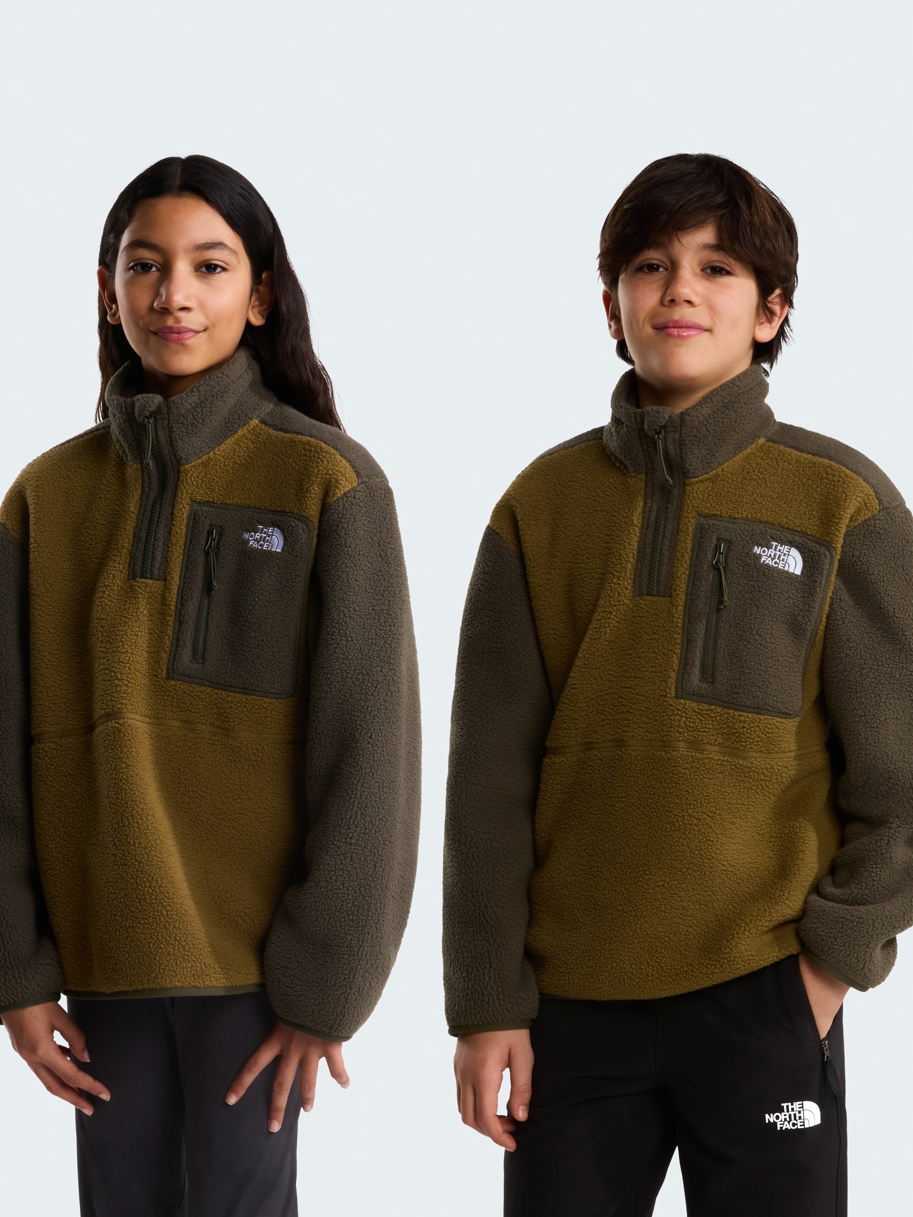 
THE NORTH FACE, 
J TEEN YUMIORI 1/4 ZIP JACKET, 
Detail 1
