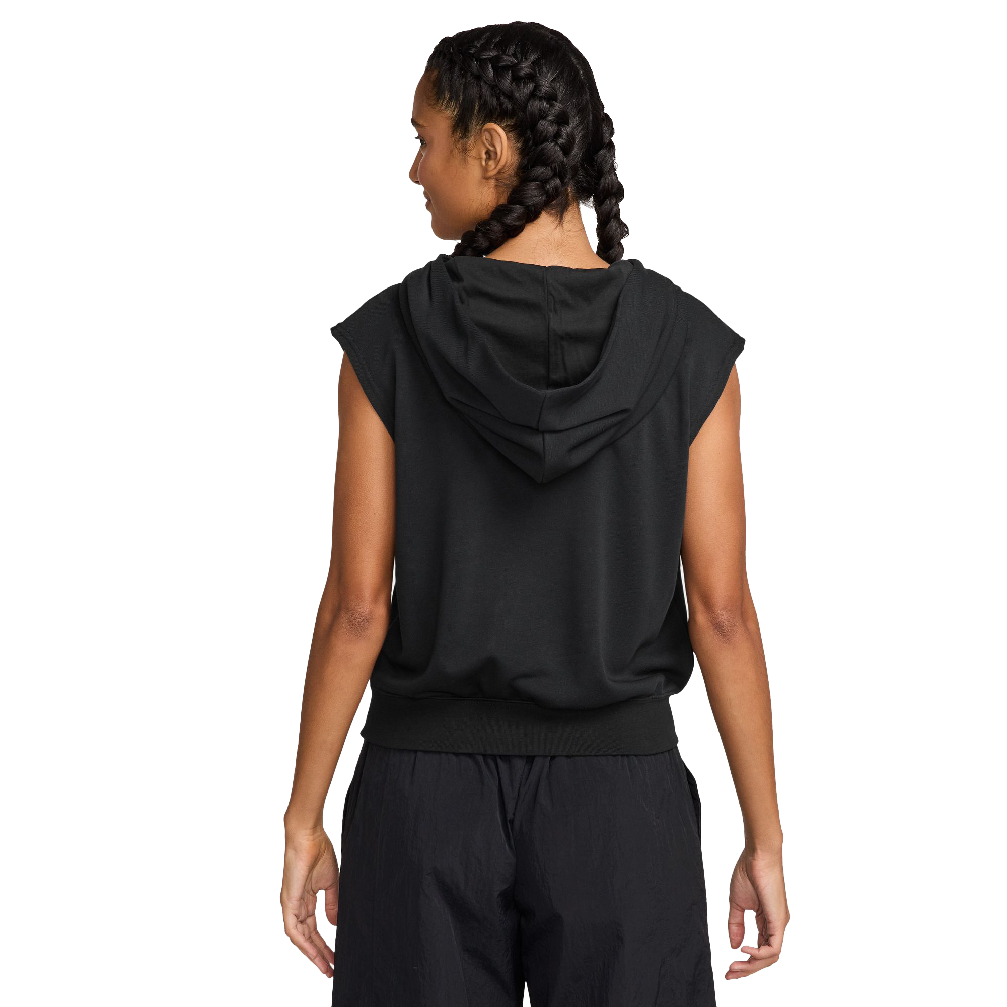 NIKE, W Sportswear Chill French Terry Sleeveless Cropped Hoodie