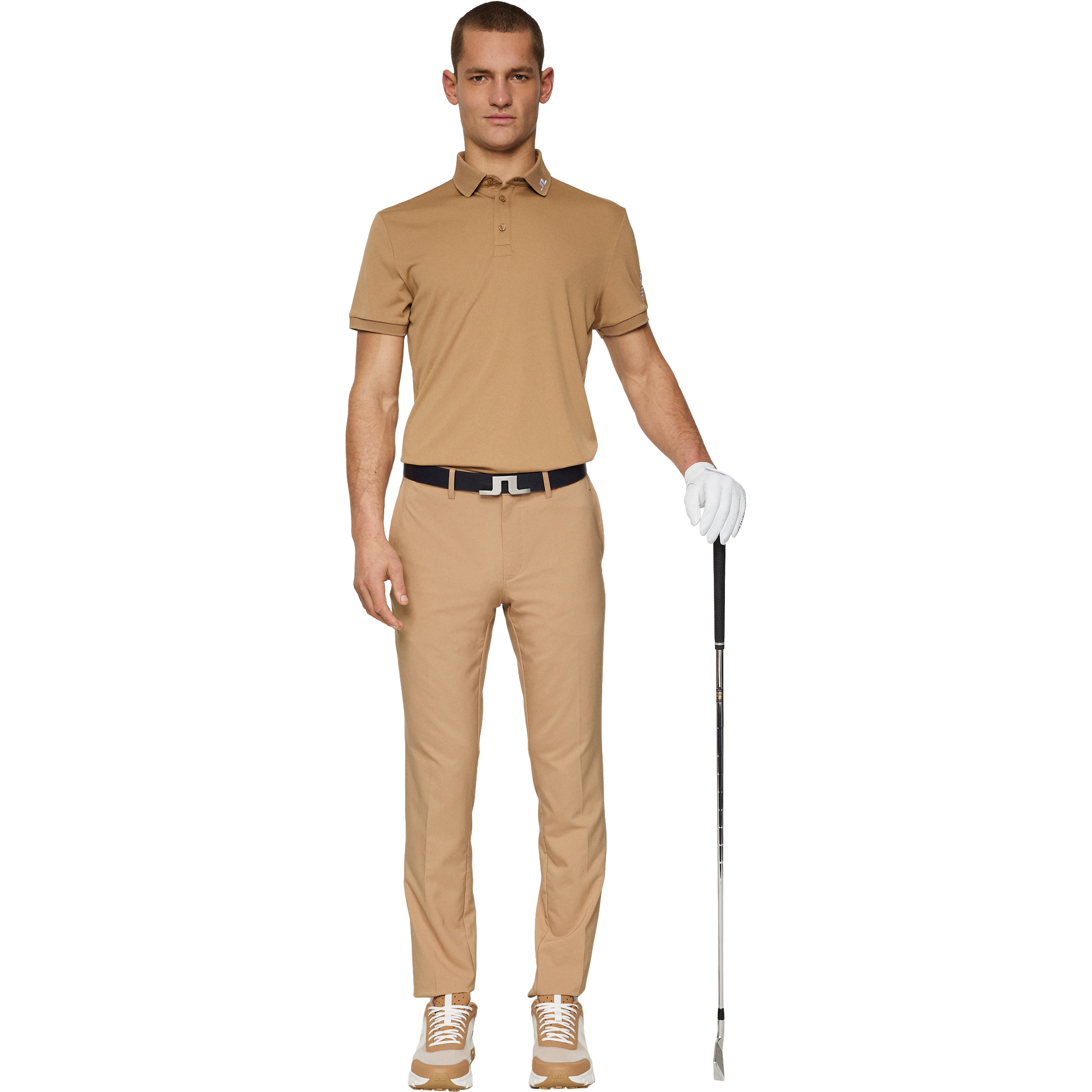 J LINDEBERG, M Tour Tech Reg Fit Golf Polo
