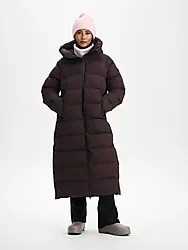 Juneau Coat, lång vinterjacka, dam - DARK BROWN Model01 Small1x1