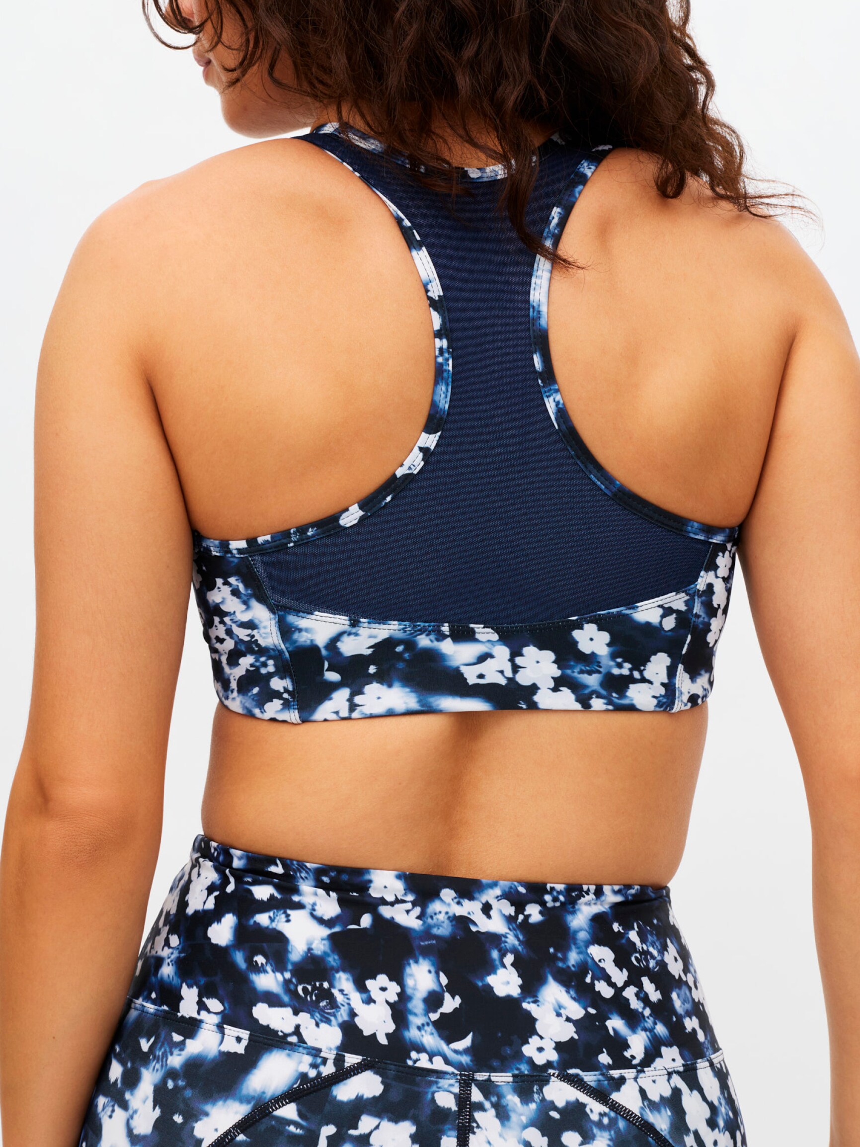 R&Ouml;HNISCH, PRINTED MESH SPORTSBRA