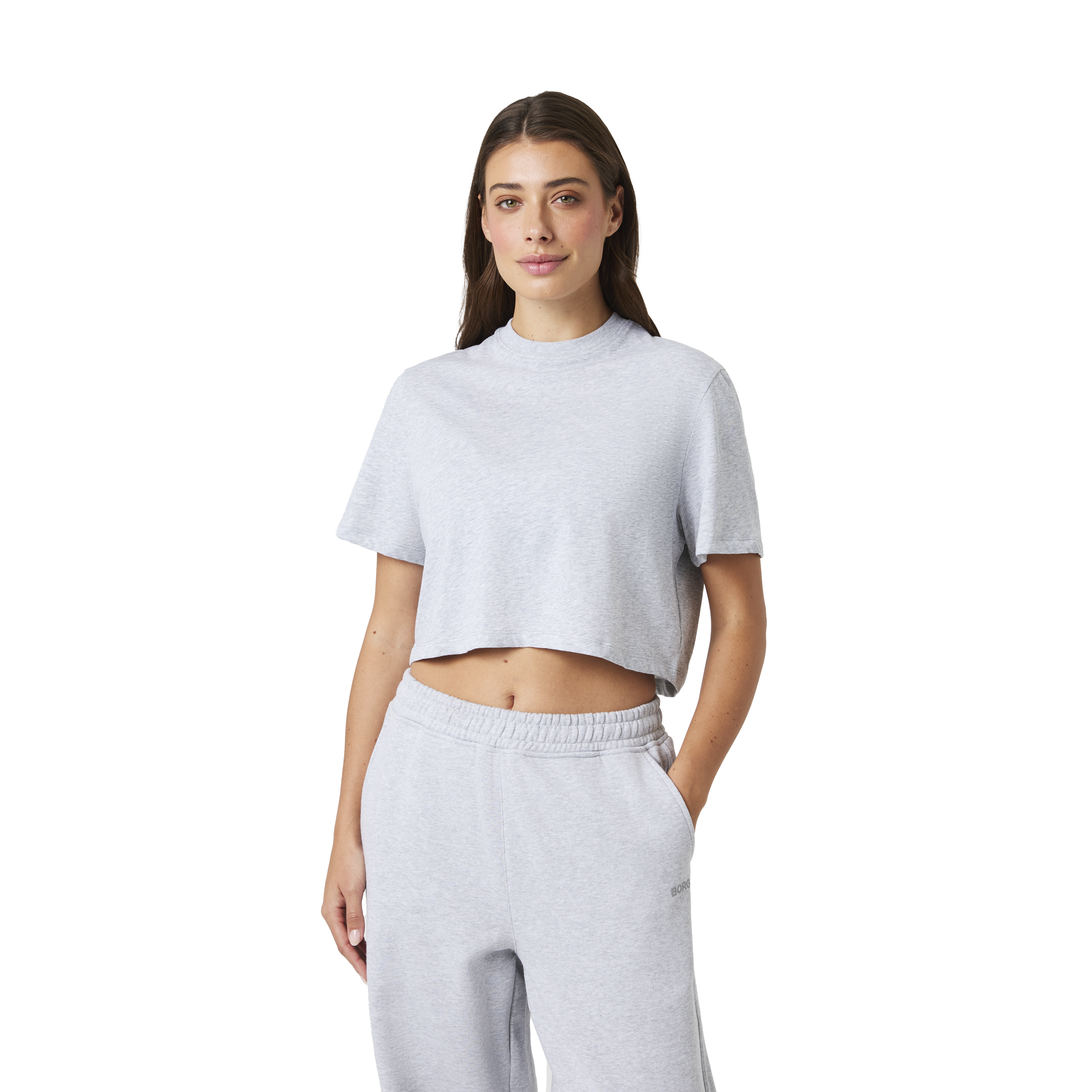 
BJ&Ouml;RN BORG, 
W Studio Oversized Cropped T-shirt, 
Detail 1
