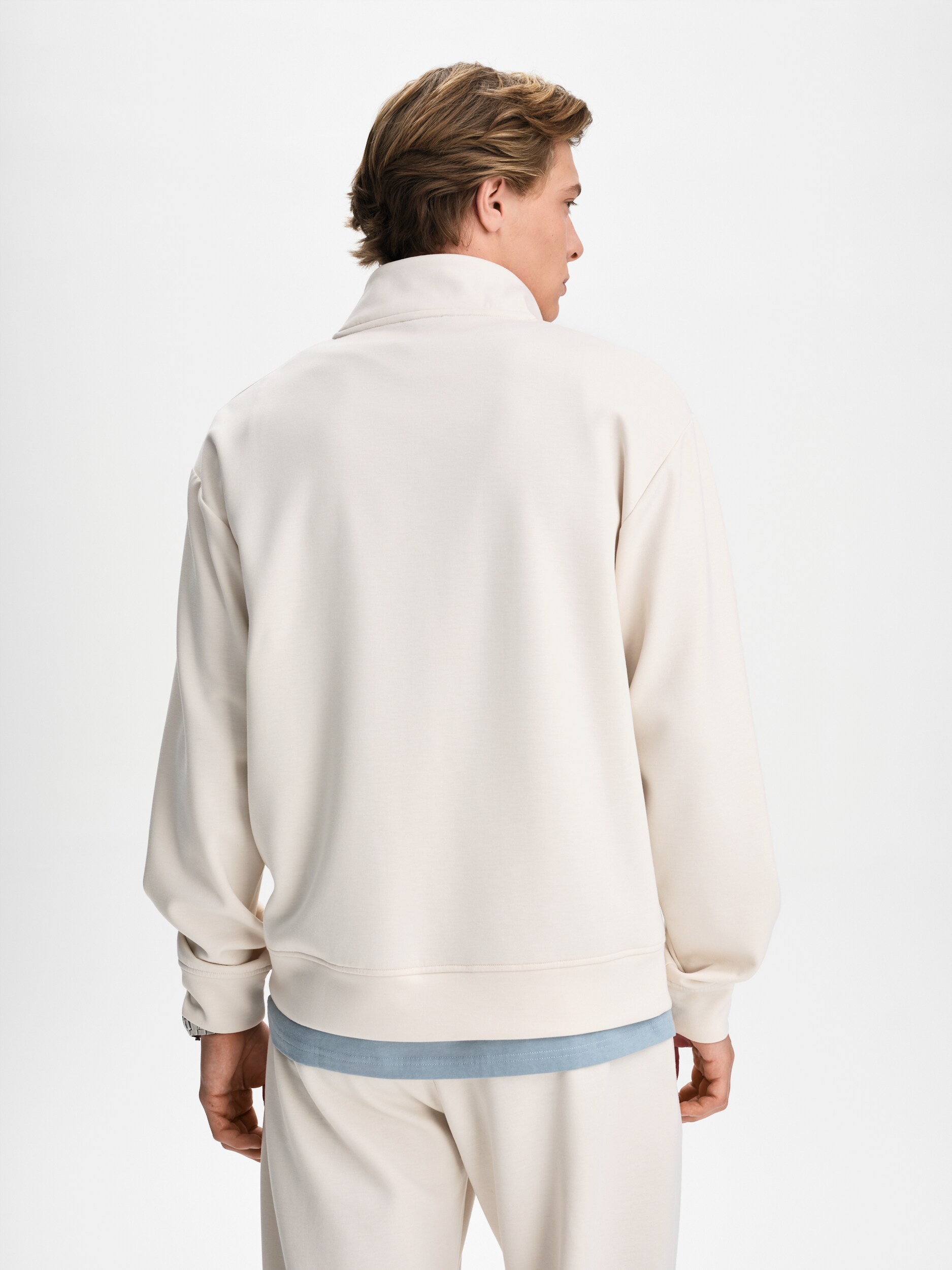 SOC, M SOFT HALF ZIP