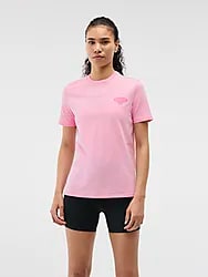 W GRD CTN SS TEE - BUBBLE GUM Model01 Small1x1