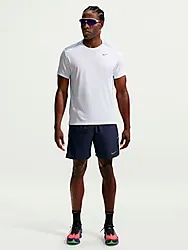 M NK DF MILER 7IN 2IN1 SHORT - MIDNIGHT NAVY Model01 Small1x1