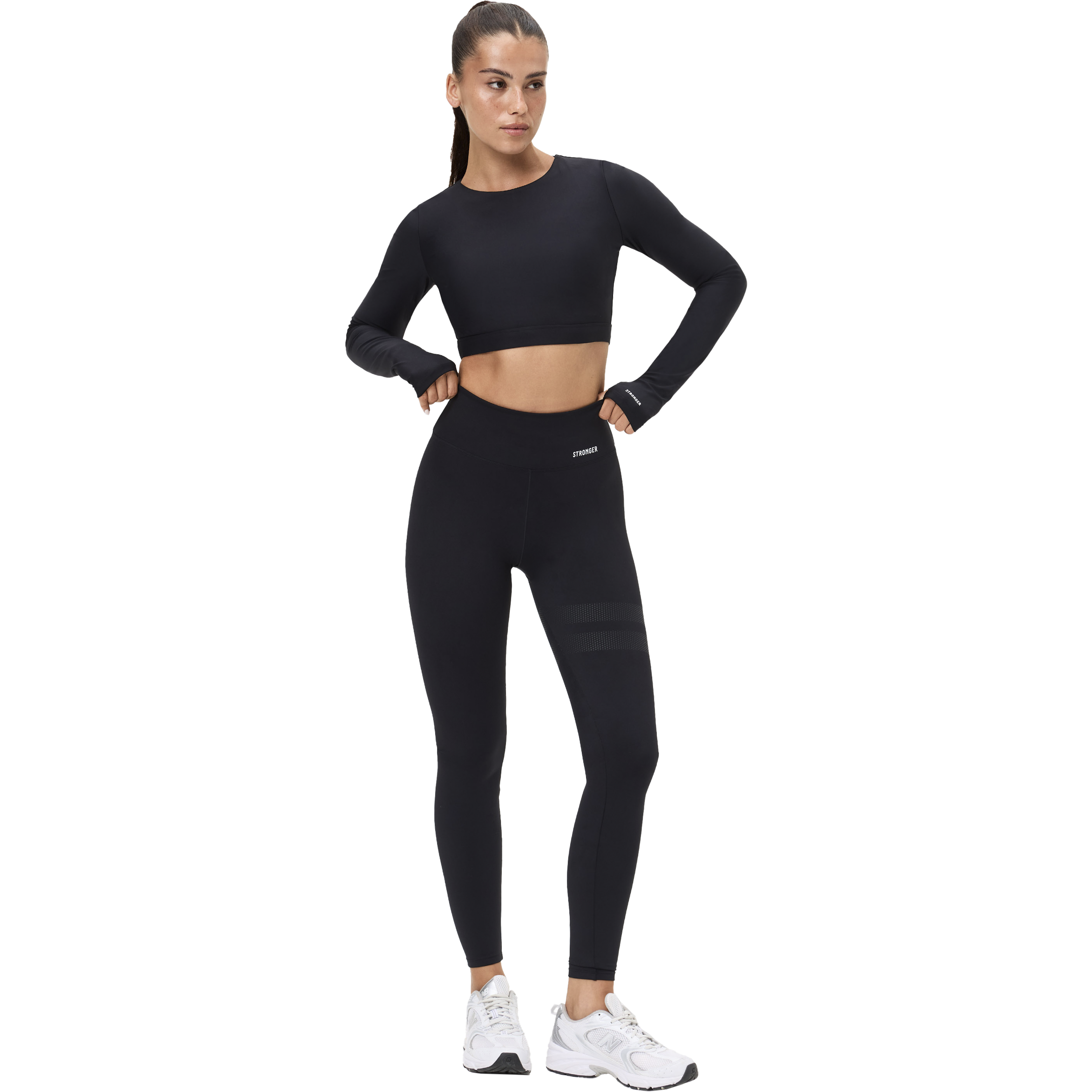 STRONGER, Open Back Long Sleeve