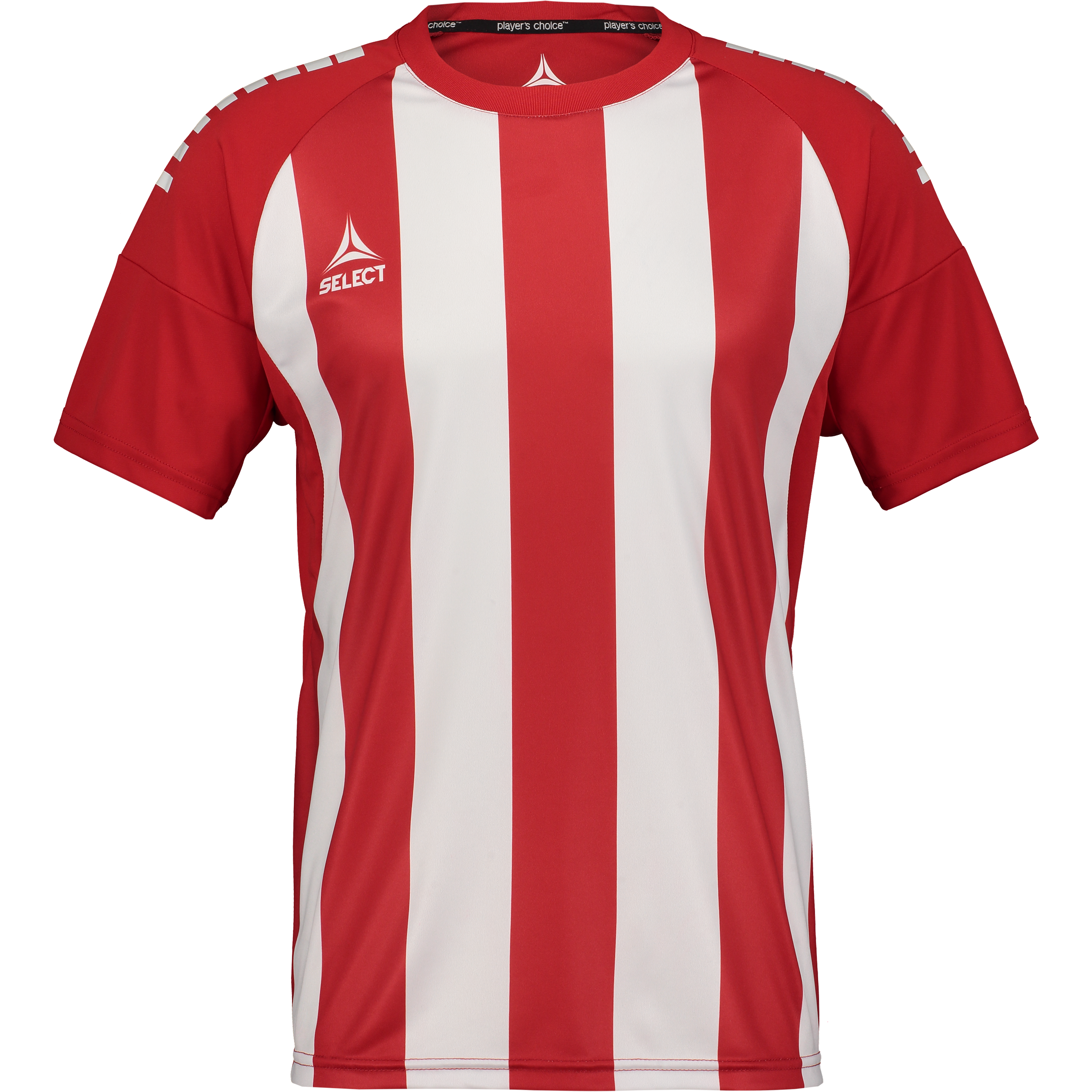 
SELECT, 
Spain 25 Striped Ss Jsy, 
Detail 1
