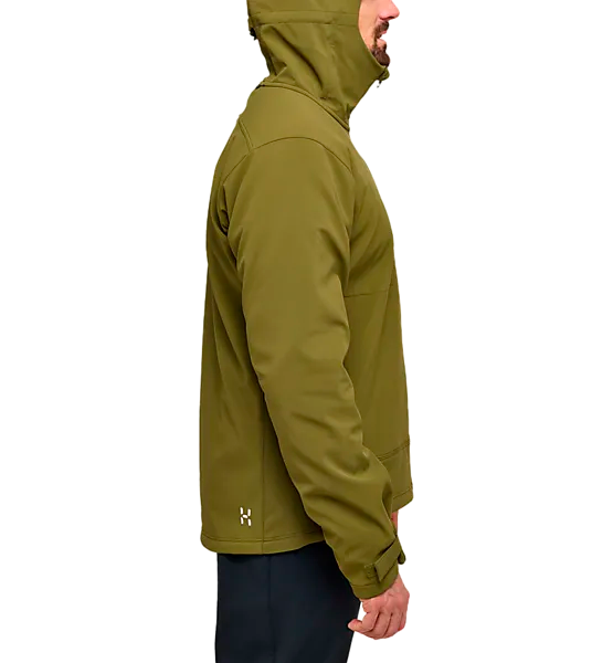 HAGLÖFS, 
CHILLY SOFTSHELL HOOD MEN, 
Detail 3