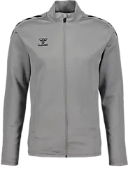 Core Xk Poly Zip Sweat - Grey Melange Standard Small1x1