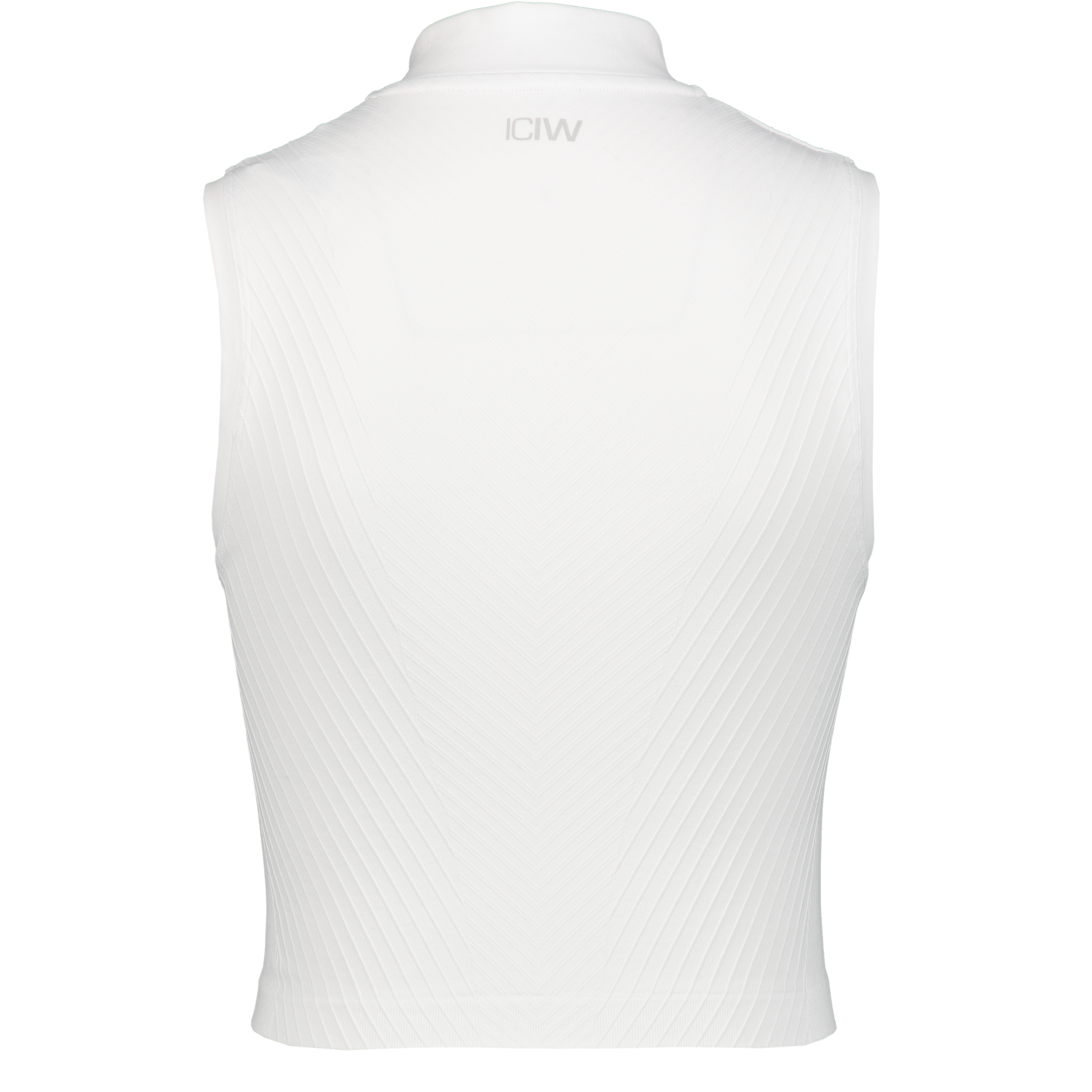 ICANIWILL, Ignite Seamless 1/2 Zip Cropped Tank Top W