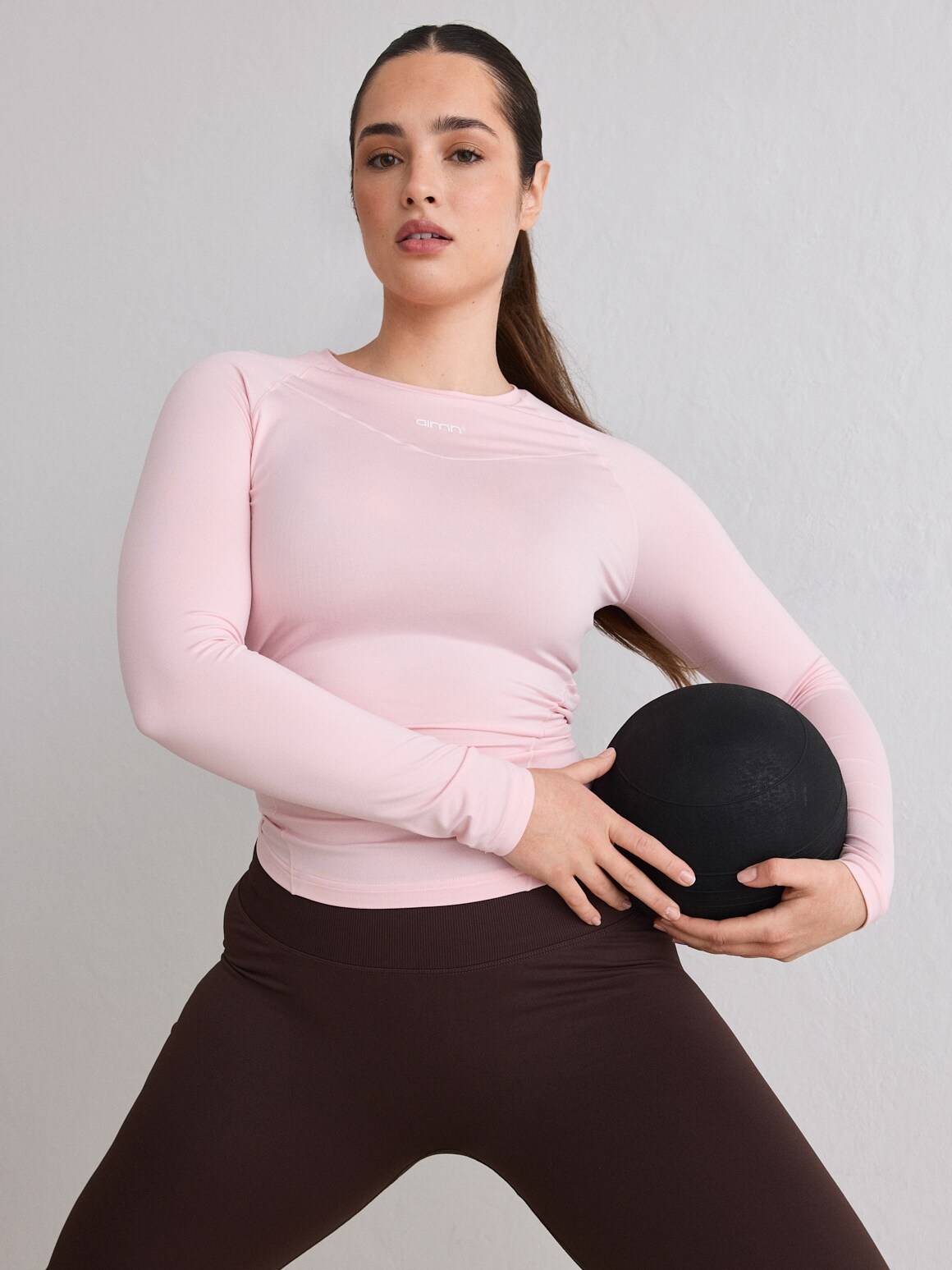 
AIM&acute;N, 
W Soft Basic Long Sleeve, 
Detail 1
