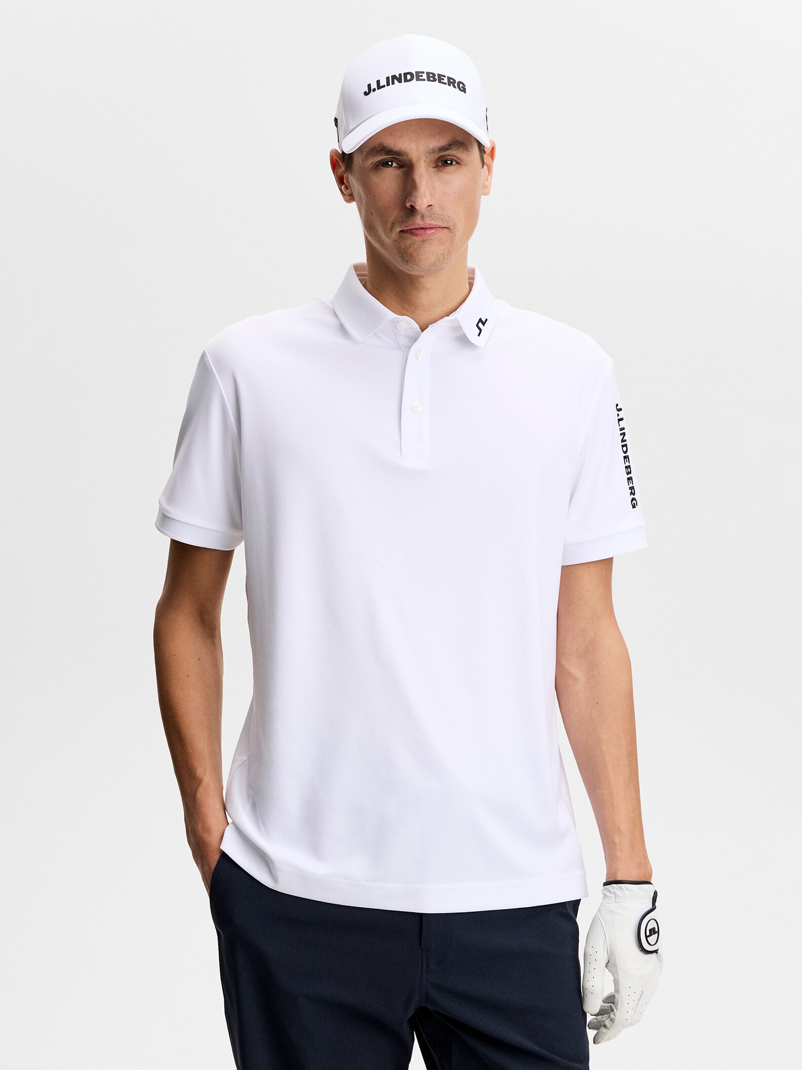 
J LINDEBERG, 
M TOUR TECH POLO, 
Detail 1
