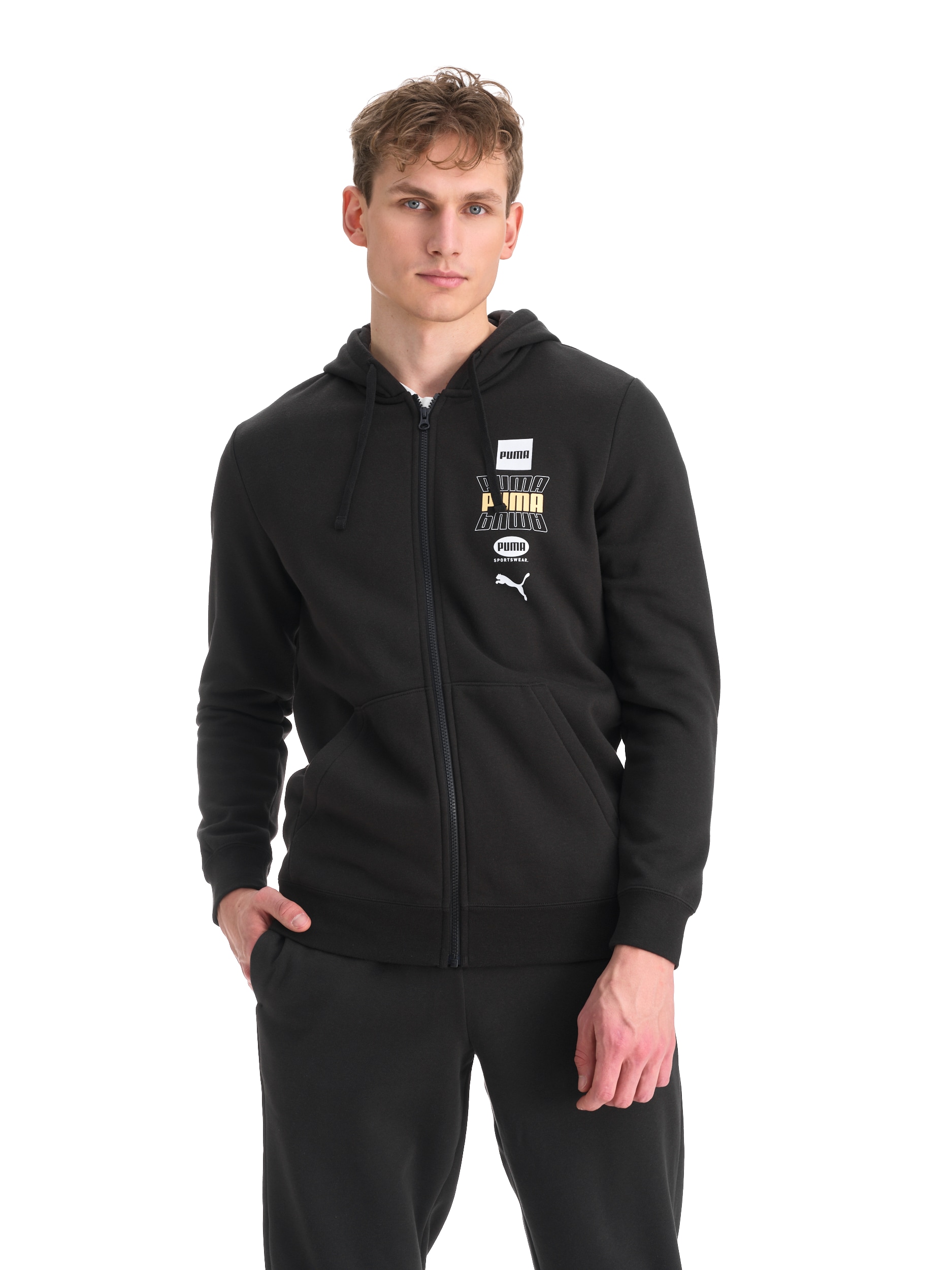 
PUMA, 
M Ess Logo Lab Holiday Hood, 
Detail 1
